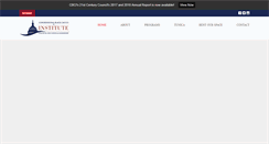 Desktop Screenshot of cbcinstitute.org