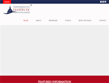 Tablet Screenshot of cbcinstitute.org